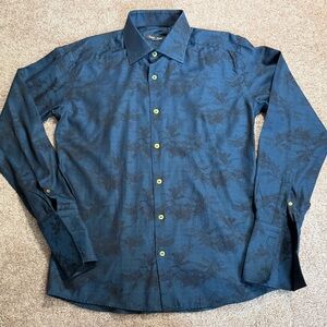 Stylish Navy Men's Button Down Shirt